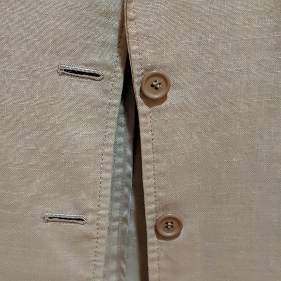 Albert Nipon Khaki Jacket - Picture 4 of 8